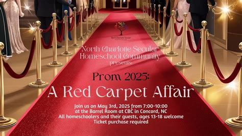 Prom 2025: A Red Carpet Affair, Cabarrus Brewing Company, Concord, 3 ...