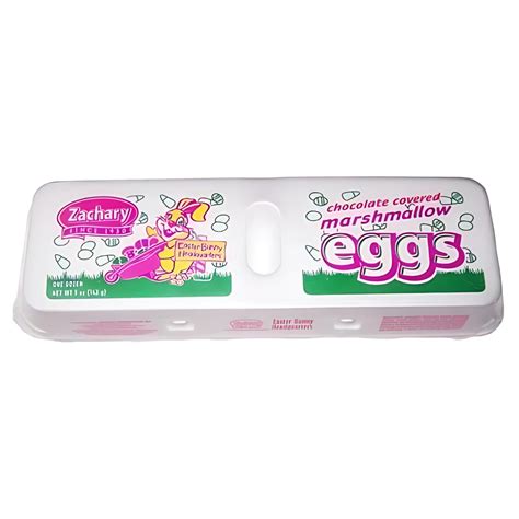 Zachary Chocolate Covered Marshmallow Eggs 5oz -12ct – I Got Your Candy