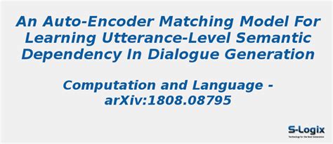 Dialogue Generation | S-Logix