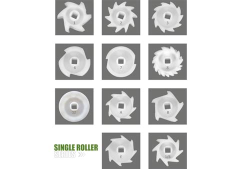 Roller Chart for Single Roller Series and Multi Roller Series