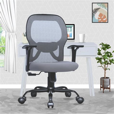 beAAtho® Leo Mesh Mid Back Office Chair with 3 Years Warranty Study ...