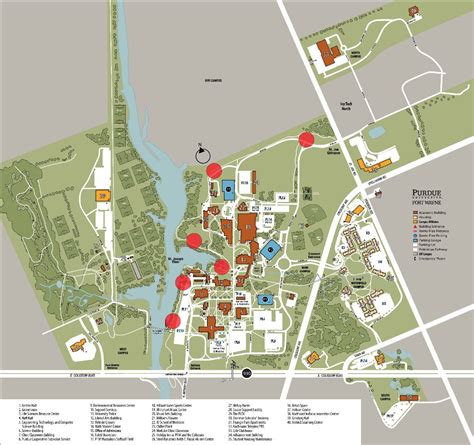 Purdue University Map