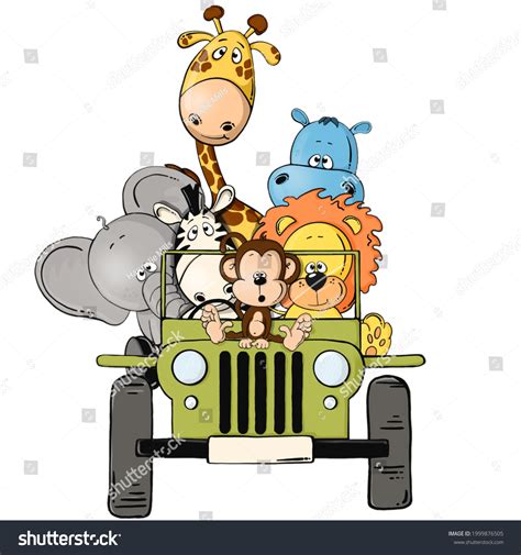 180 Jeep safari clipart Stock Illustrations, Images & Vectors | Shutterstock