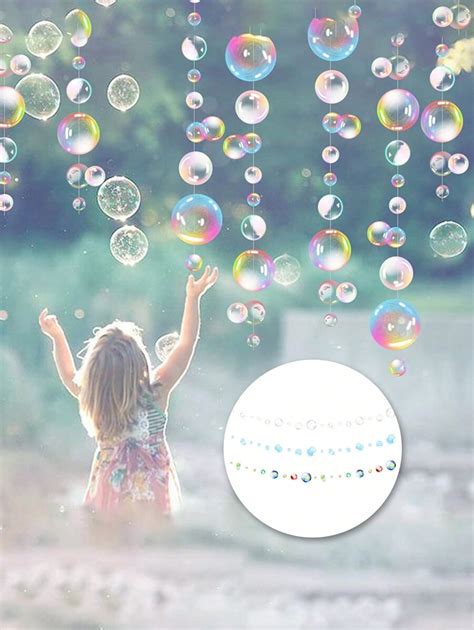 1 Peça de Decoração Suspensa de Festa Tema Sereia em Guirlandas de ...