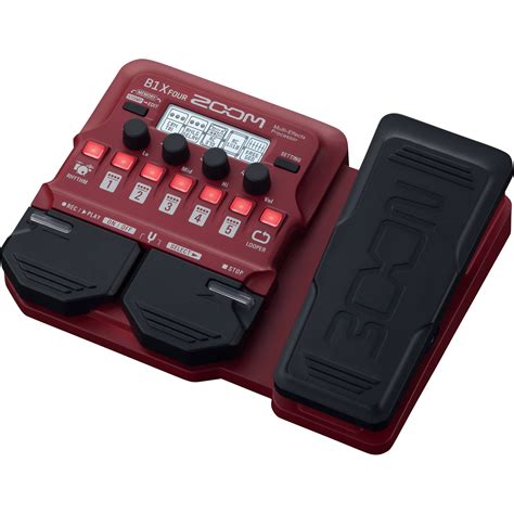 Zoom B1X Four Bass Multi-Effects Pedal with Expressi ZB1XFOUR