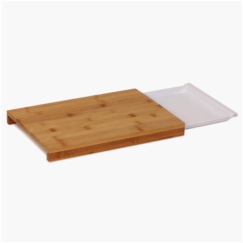 Buy Edulis Bamboo Cutting Board With Tray from Home Centre at just INR ...
