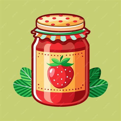 Premium Vector | Smuckers Strawberry Jam Sweet and Fruitful Spread