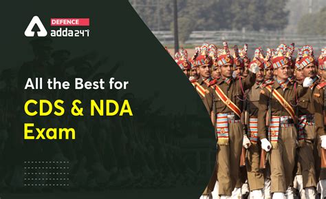 All the best for CDS and NDA Exam