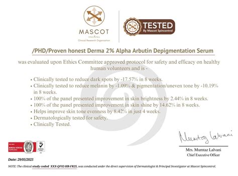 2% Alpha Arbutin Depigmentation Serum for Pigmentation & Spots