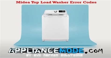Image result for Midea Top Load Washer E3 Error Code
