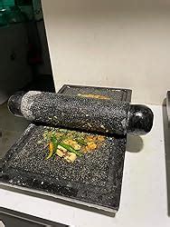 Buy Village Decor Handmade Traditional Ammikal|Polished Mortar And ...