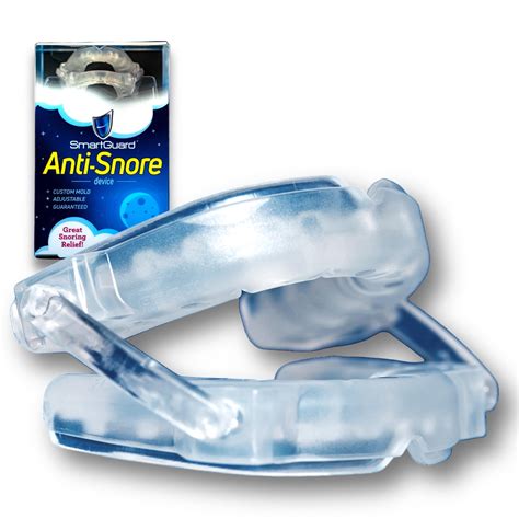 SmartGuard Anti-Snore Device Custom Snore Stopping Mouth Guard for Deeper Sleep, No Snoring with ...