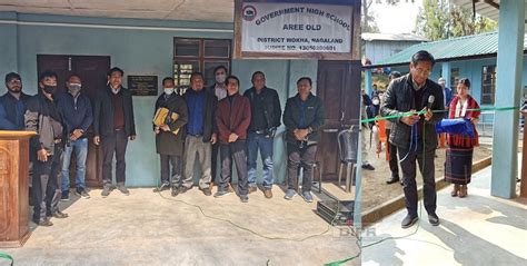 Mhathung Yanthan inaugurating the newly constructed Government High ...