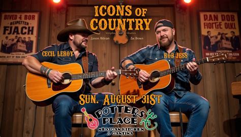 ICONS UNPLUGGED - CECIL AS JASON ALDEAN AND ROB AS ZAC BROWN AND MORE ...