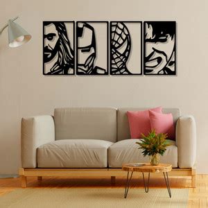 Artrooms Heros Metal Wall Art - Wall Decoration | Wall Hanging Price in ...