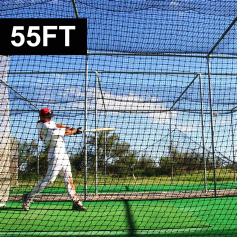 55ft FORTRESS Baseball Batting Cage Nets - 4 Sizes | Net World Sports