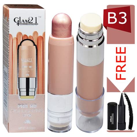 Buy Glam 21 Pro HD Highlighter Stick-CL1015-B3 with Adbeni Kajal ...