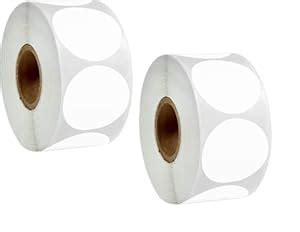 True-Ally 50 mm Chromo Round Circle Dot Barcode Label - 2 inch / 50mm ...