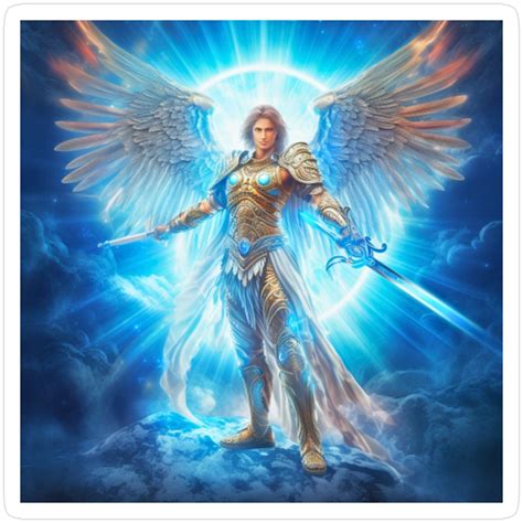 "The Archangel Michaels Blue Dome of Protection" Sticker for Sale by ...