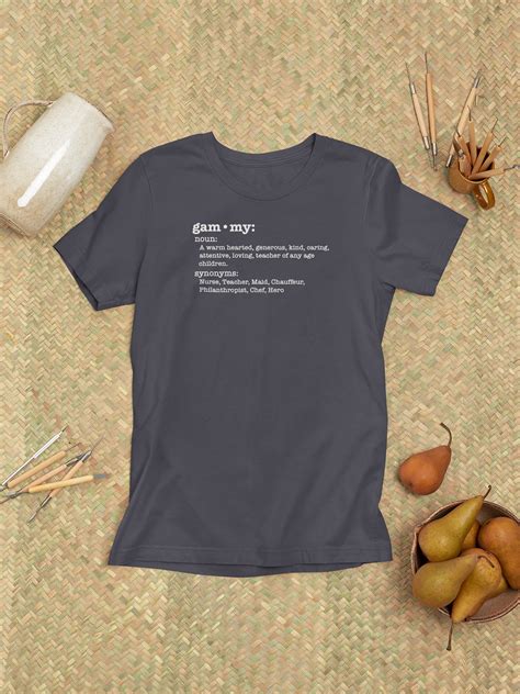 Gammy Gift Gammy Shirt Gam Gam Shirt Gammie Gift Definition Shirt - Etsy