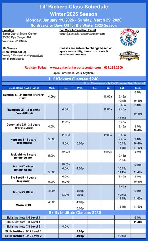 Lil’ Kickers – Santa Clarita Sports Center
