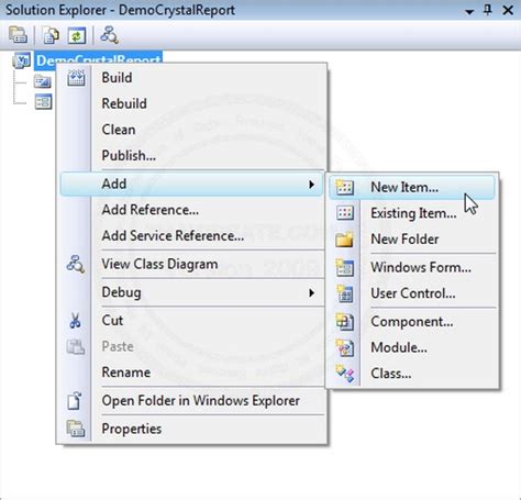 +How to Create Crystral Report Using Vb.net 的图像结果