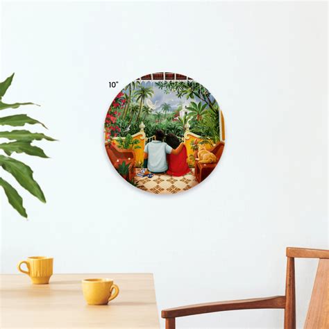 A Place to Lean | Ceramic Decor Plate | 10" – The Plated Project