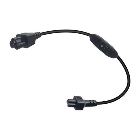⚡️Buy Maxbell IEC320 C6 Male to C5 Female Power Extension Cord 30cm for ...