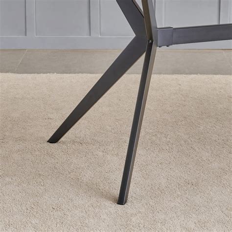 Buy Rika Sintered Stone 6-Seater Dining Table - White from Home Centre ...