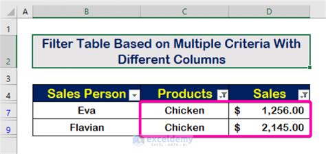 Image result for Visual Basic Filter Table
