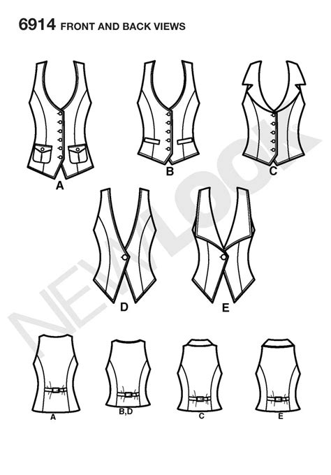 Image result for Printable Vest Patterns