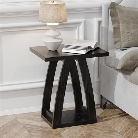 Everly Quinn End Tables Living Room, Side Table Beside Sofa, Nightstand ...