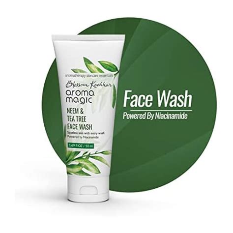 Aroma Magic Neem & Tea Tree Face Wash- 50 ml (Pwrd by Niacinamide ...