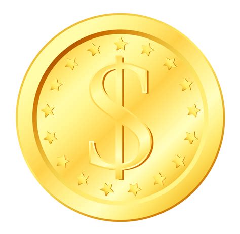 Gold Coin Transparent PNG Clipart · View full size | Gold coins, Clip ...