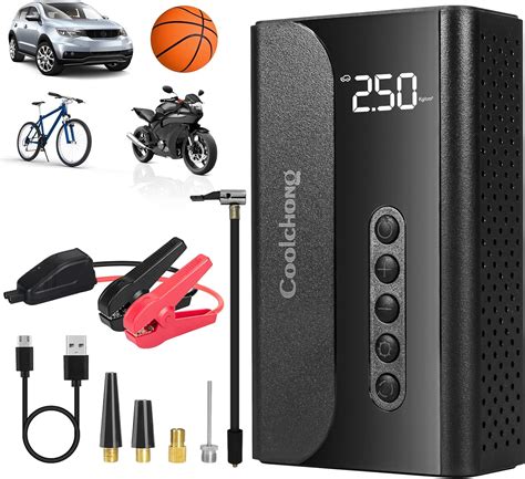 Coolchong Portable Car Jump Starter with Air Compressor and India | Ubuy