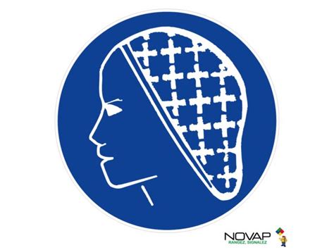 Panneau Obligation de porter une coiffe - Novap | Contact NOVAP SA