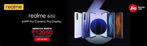 Jio Realme 6 Pro Offer - Get Benefits Worth ₹12,050