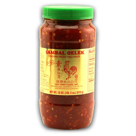 Buy Huy Fong Foods Sambal Oelek (Ground Fresh Chili Paste) - 510 gm ...