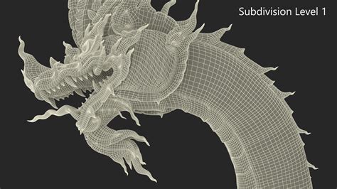 3D Naga Dragon Gold Statue model | 3D Molier International