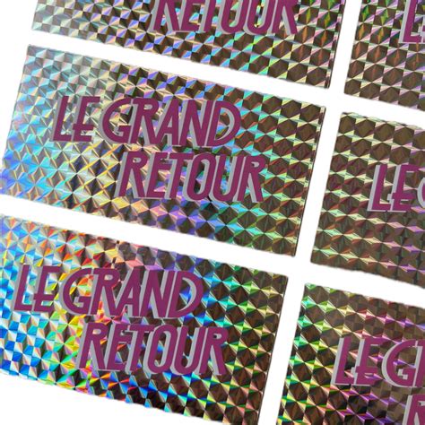 LE GRAND RETOUR STICKER (Pink Hologram) | legrandshop