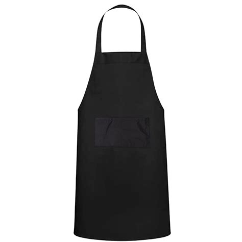 Black Chef Apron and Cap