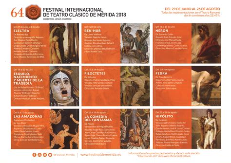 FESTIVAL INTERNACIONAL DE TEATRO CLÁSICO DE MÉRIDA 2018