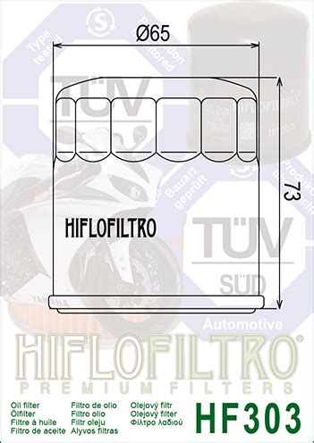 HiFlo Filtro Premium Oil Filter for Kawasaki Z900 (HF303 ...