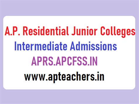 APRJC CET 2023 Hall Tickets Download APRJC Inter Entrance Test 2023 ...