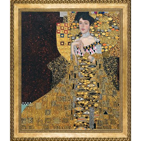 La Pastiche 'Portrait of Adele Bloch Bauer I Metallic Embellished' by ...