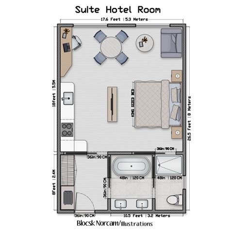 Hotel Room Design: Key Dimensions and Layout Strategies