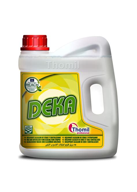 Thomil Deka Wax Floor Stripper- Container 4L - Box 4 Units - Western ...