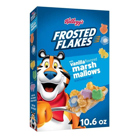 KELLOGG'S FROSTED FLAKES MARSHMALLOW CEREAL 10/10.6 OZ