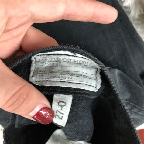 Current/Elliott Skinny Shredded Jeans