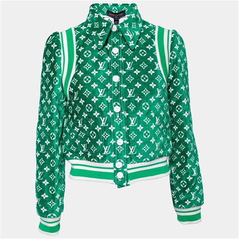Louis Vuitton Green Monogram Velour Bomber Jacket S Louis Vuitton | TLC US